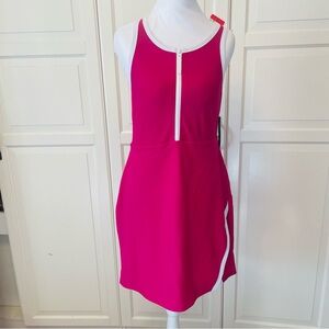 Sage Collective Ladies Active Tennis‎ pickleball golf Dress /Shorts Pink
